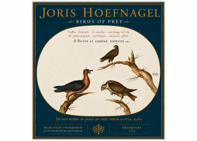 Joris Hoefnagel Birds of Prey No4 - Plakát