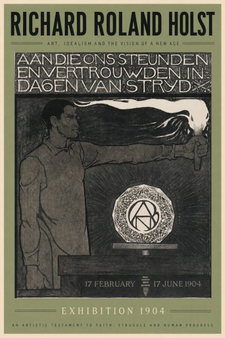 Richard Roland Holst Aan Die Ons Steunden En Vertrouwden in Dagen Van Stryd No2 - Plakát