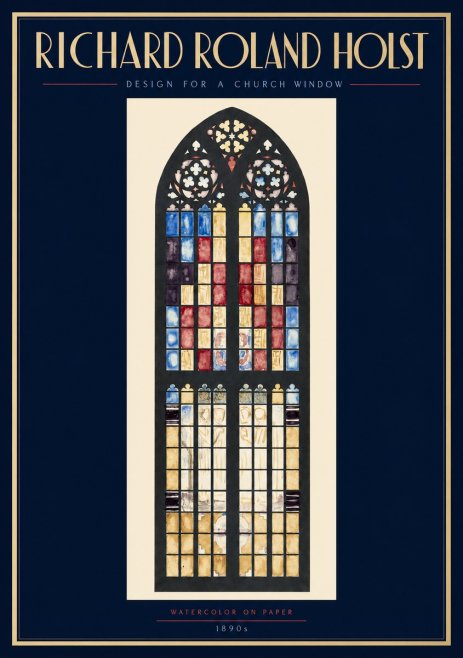 Richard Roland Holst Design for a Church Window No2 - Plakát