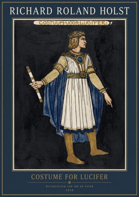 Richard Roland Holst Costume for Lucifer No2 - Plakát