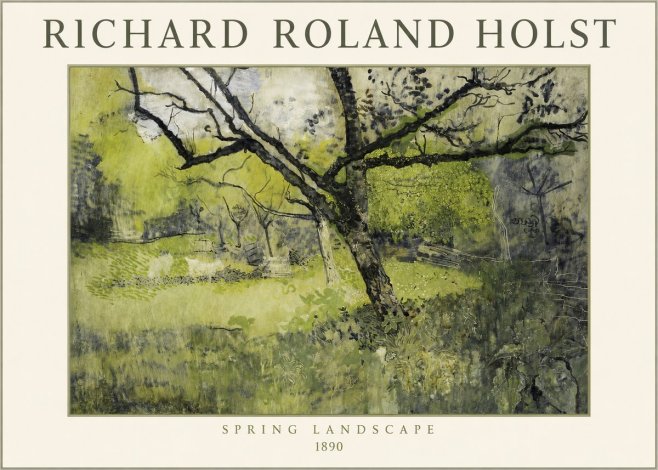 Richard Roland Holst Spring Landscape No1 - Plakát