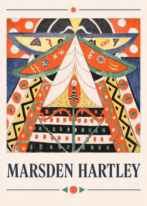 Marsden Hartley Painting No. 5 No1 - Plakát