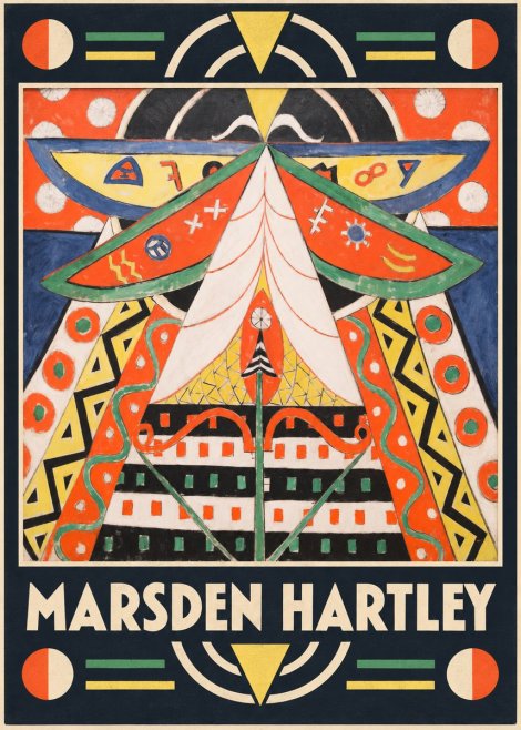 Marsden Hartley Painting No. 5 No5 - Plakát