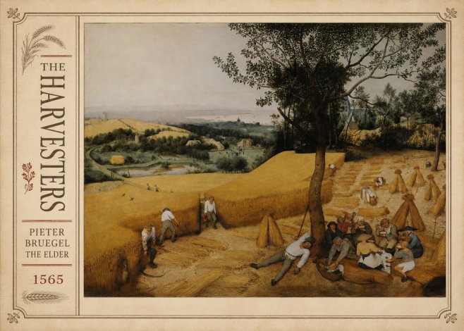 Pieter Bruegel The Harvesters II No2 - Plakát