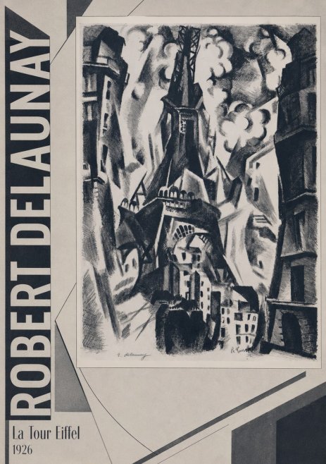 Robert Delaunay La Tour Eiffel No2 - Plakát