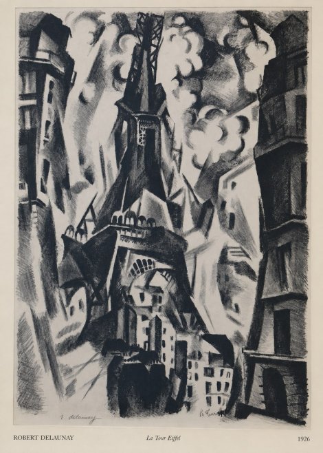 Robert Delaunay La Tour Eiffel No6 - Plakát