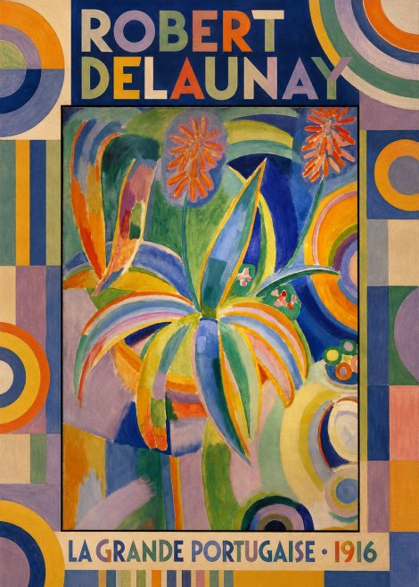 Robert Delaunay La Grande Portugaise I No6 - Plakát