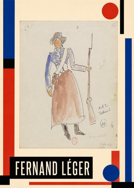 Fernand Léger Jeune Soldat No3 - Plakát