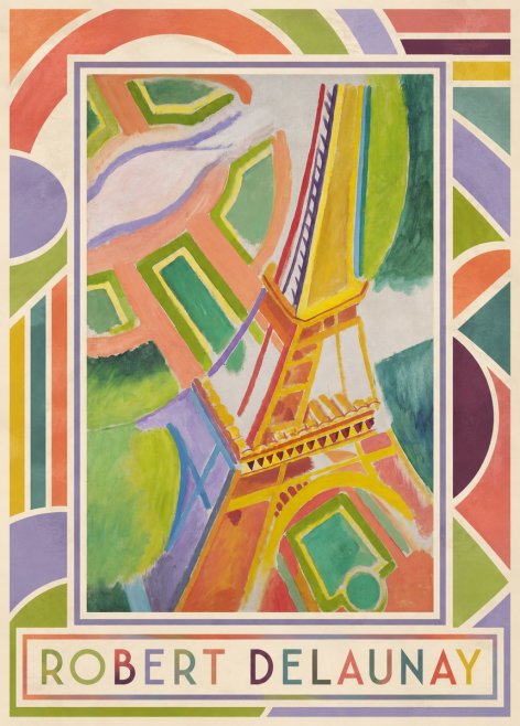 Robert Delaunay Tour Eiffel No1 - Plakát