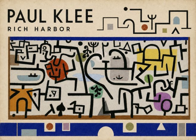 Paul Klee Rich Harbor No4 - Plakát