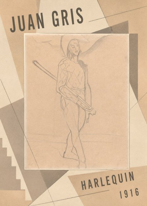 Juan Gris Harlequin No2 - Plakát