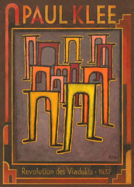 Paul Klee Revolution Des Viadukts No1 - Plakát