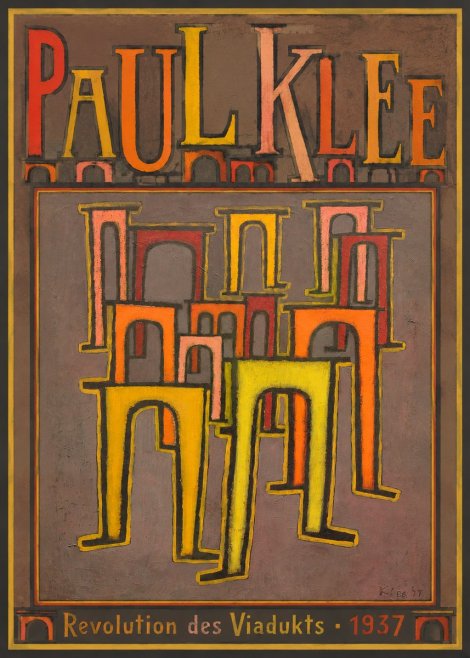 Paul Klee Revolution Des Viadukts No5 - Plakát