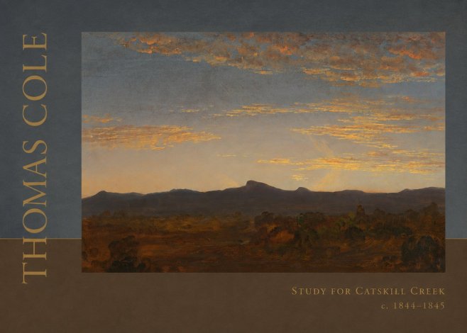 Thomas Cole Study for Catskill Creek I No6 - Plakát