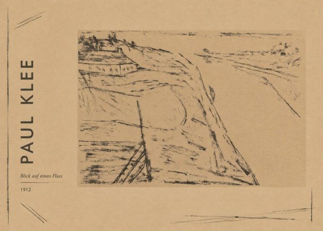 Paul Klee Blick Auf Einen Fluss No2 - Plakát