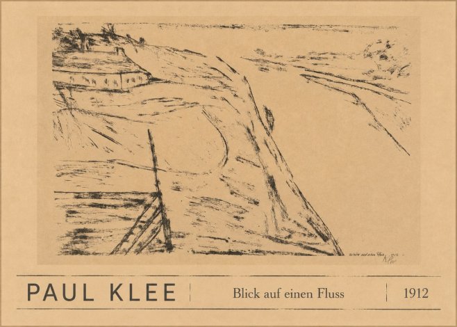 Paul Klee Blick Auf Einen Fluss No3 - Plakát
