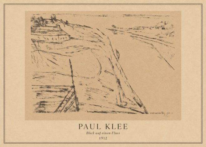 Paul Klee Blick Auf Einen Fluss No4 - Plakát