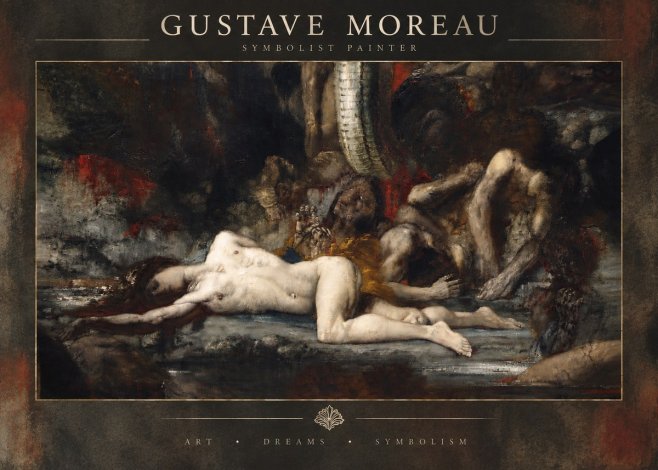 Gustave Moreau Despair No5 - Plakát