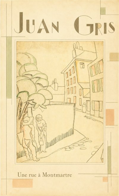 Juan Gris Une Rue À Montmartre No3 - Plakát