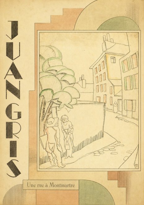 Juan Gris Une Rue À Montmartre No6 - Plakát