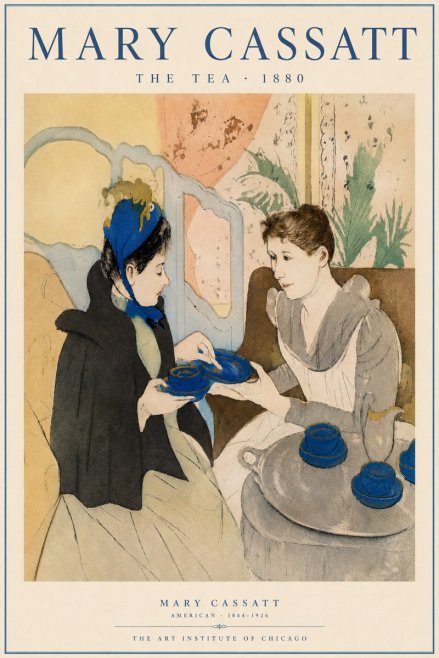 Mary Cassatt The Tea No5 - Plakát
