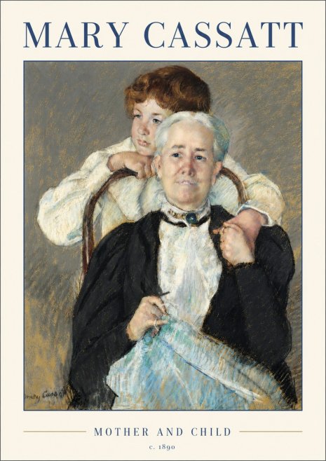 Mary Cassatt Mother and Child V No2 - Plakát