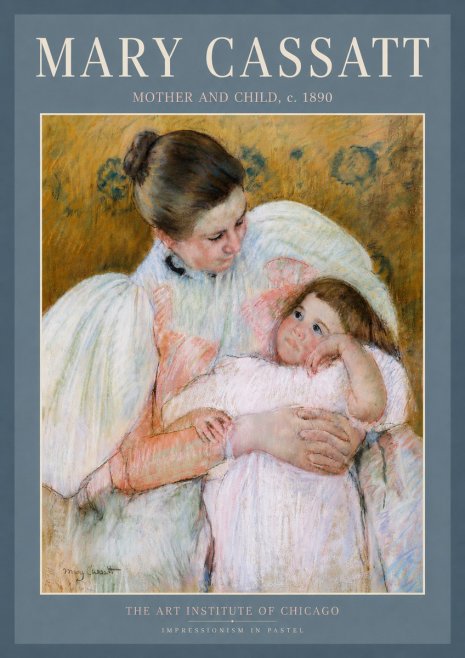 Mary Cassatt Mother and Child VI No5 - Plakát
