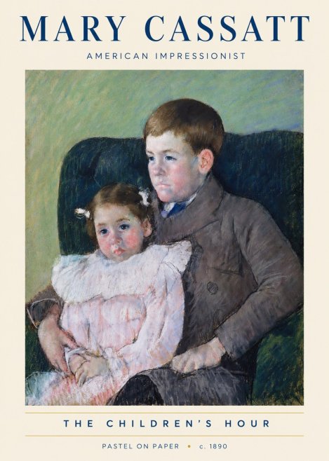 Mary Cassatt The Children's Hour No3 - Plakát