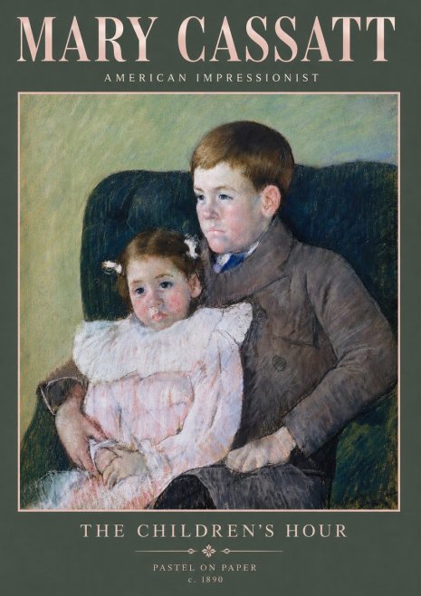Mary Cassatt The Children's Hour No4 - Plakát