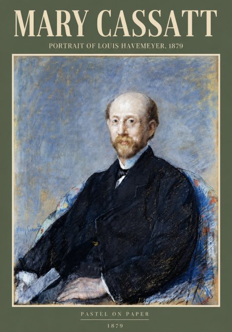 Mary Cassatt Portrait of Louis Havemeyer No6 - Plakát