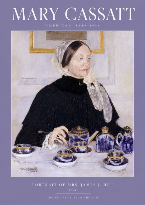 Mary Cassatt Portrait of Mrs. James J. Hill No2 - Plakát