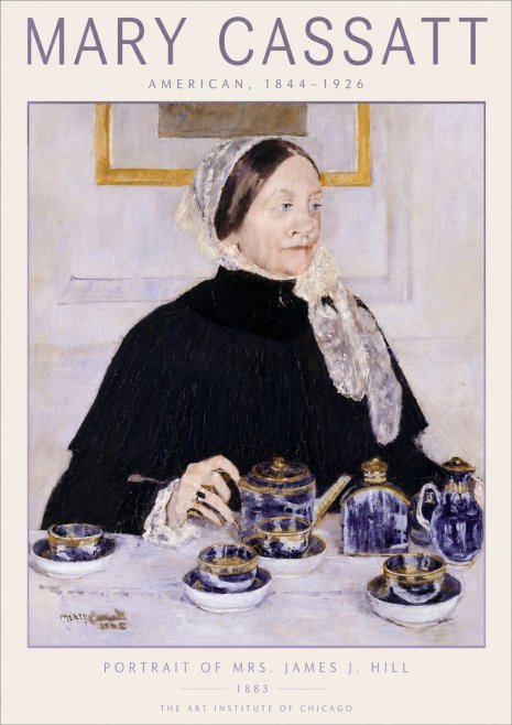 Mary Cassatt Portrait of Mrs. James J. Hill No5 - Plakát