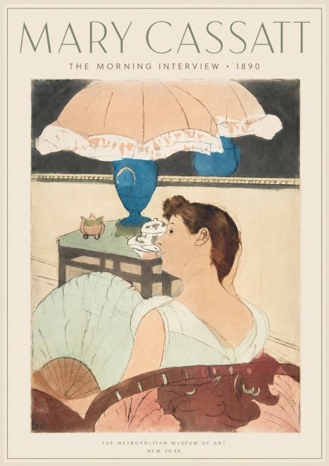 Mary Cassatt The Morning Interview No3 - Plakát
