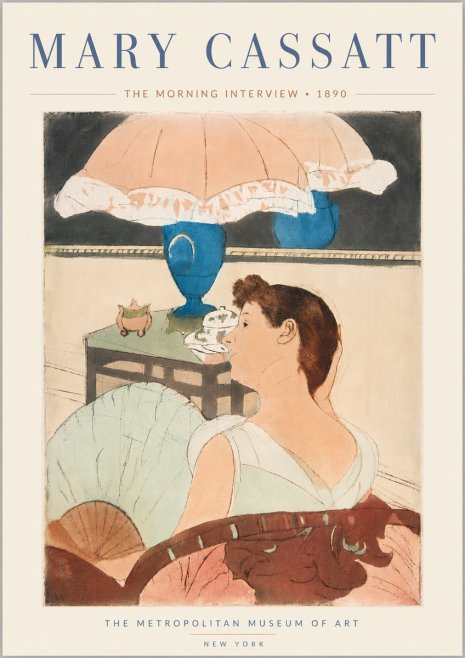 Mary Cassatt The Morning Interview No6 - Plakát