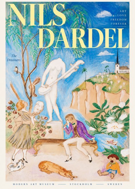 Nils Dardel The Song No4 - Plakát
