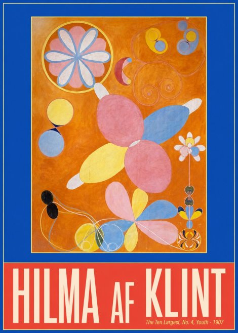 Hilma af Klint The Ten Largest, No. 4, Youth No2 - Plakát
