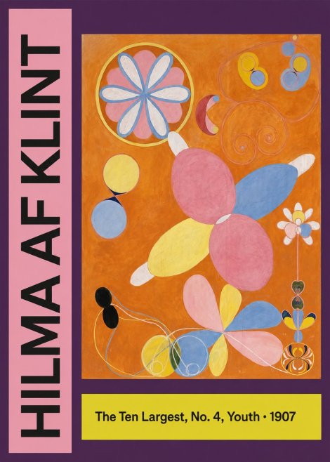 Hilma af Klint The Ten Largest, No. 4, Youth No3 - Plakát
