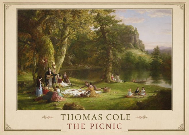 Thomas Cole The Picnic No2 - Plakát