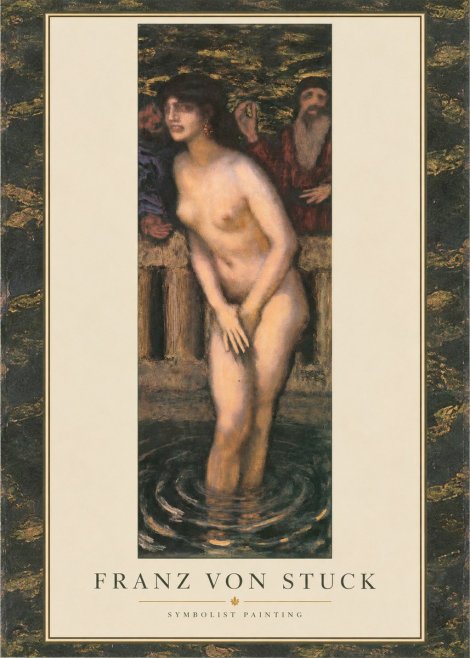 Franz von Stuck Susanna No1 - Plakát