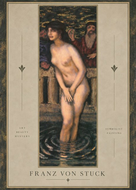 Franz von Stuck Susanna No3 - Plakát