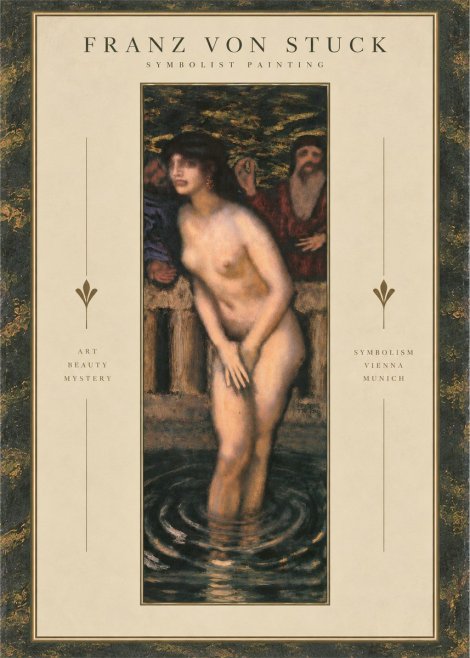 Franz von Stuck Susanna No4 - Plakát