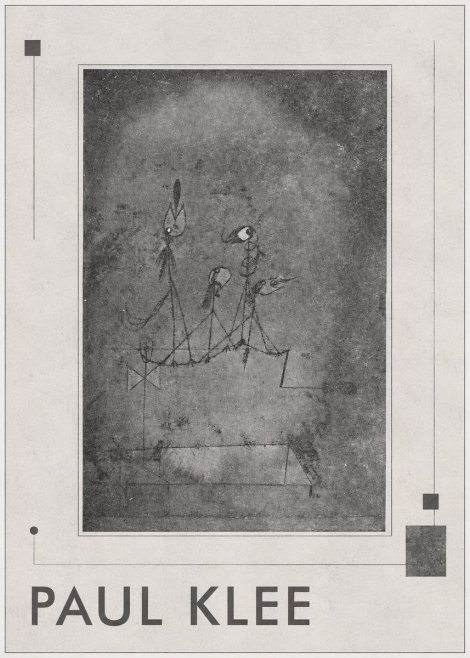 Paul Klee Group of Figures No1 - Plakát