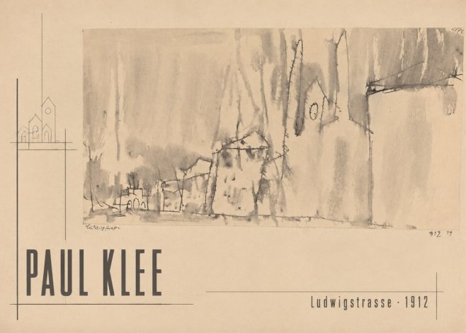Paul Klee Ludwigstrasse No2 - Plakát