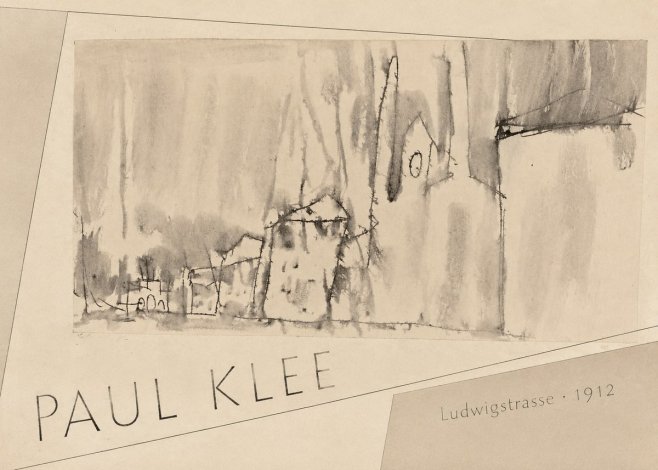 Paul Klee Ludwigstrasse No5 - Plakát