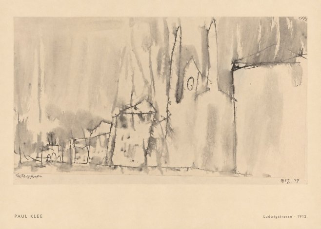 Paul Klee Ludwigstrasse No6 - Plakát