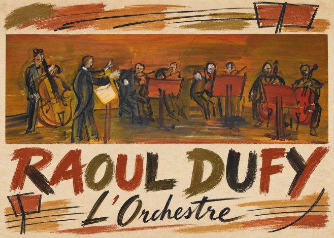 Raoul Dufy L'orchestre No3 - Plakát