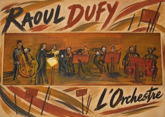 Raoul Dufy L'orchestre No5 - Plakát