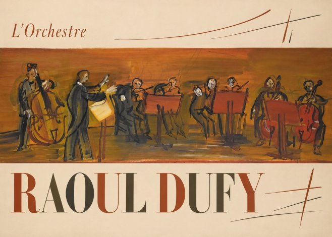 Raoul Dufy L'orchestre No6 - Plakát