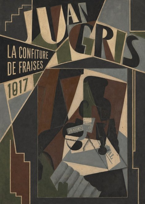 Juan Gris La Confiture De Fraises No5 - Plakát