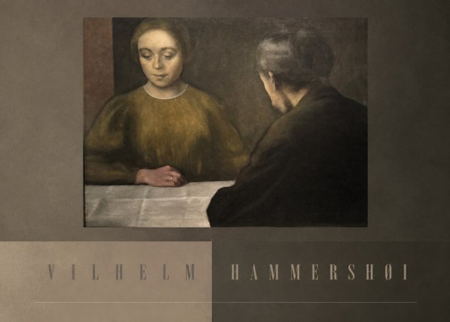 Vilhelm Hammershøi A Conversation No6 - Plakát